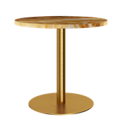 Gold Halo Cafe Table